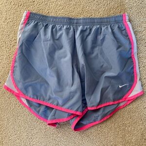 Nike Children’s Grey/Pink Tempo Running Shorts
